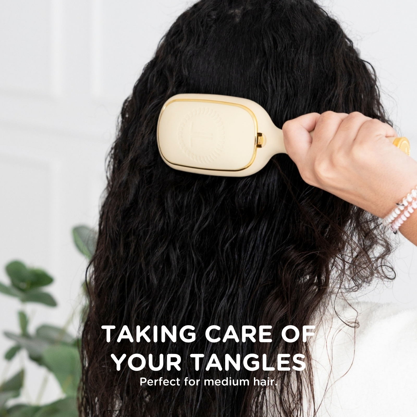 Detangler Hair Brush for Medium Hair - Tan