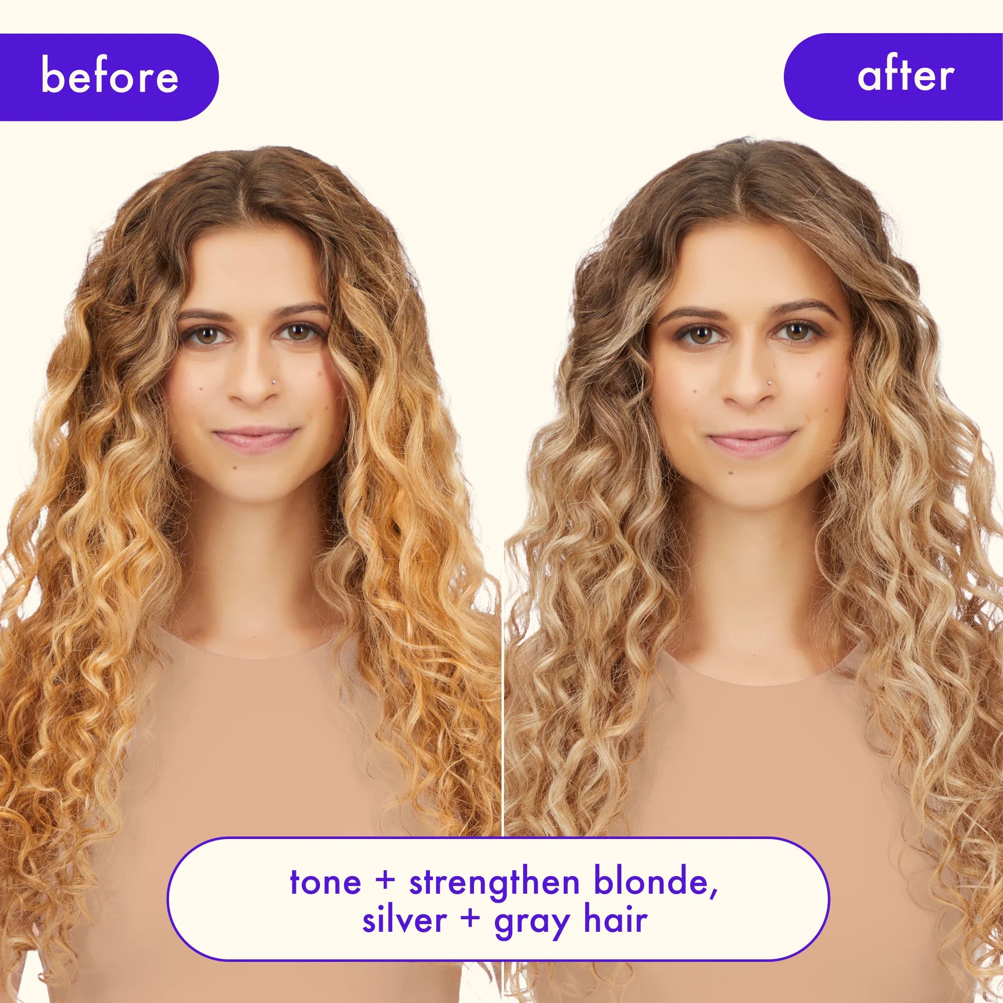 Bust Your Brass Cool Blonde Strength Repair Shampoo