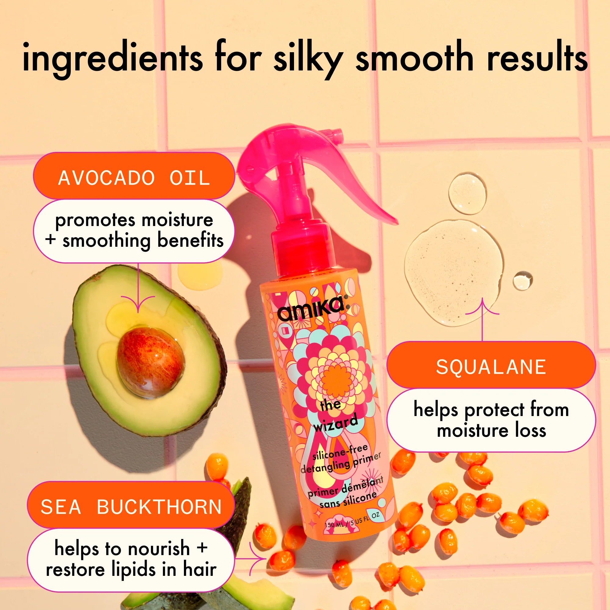 The Wizard Silicone-Free Detangling Primer