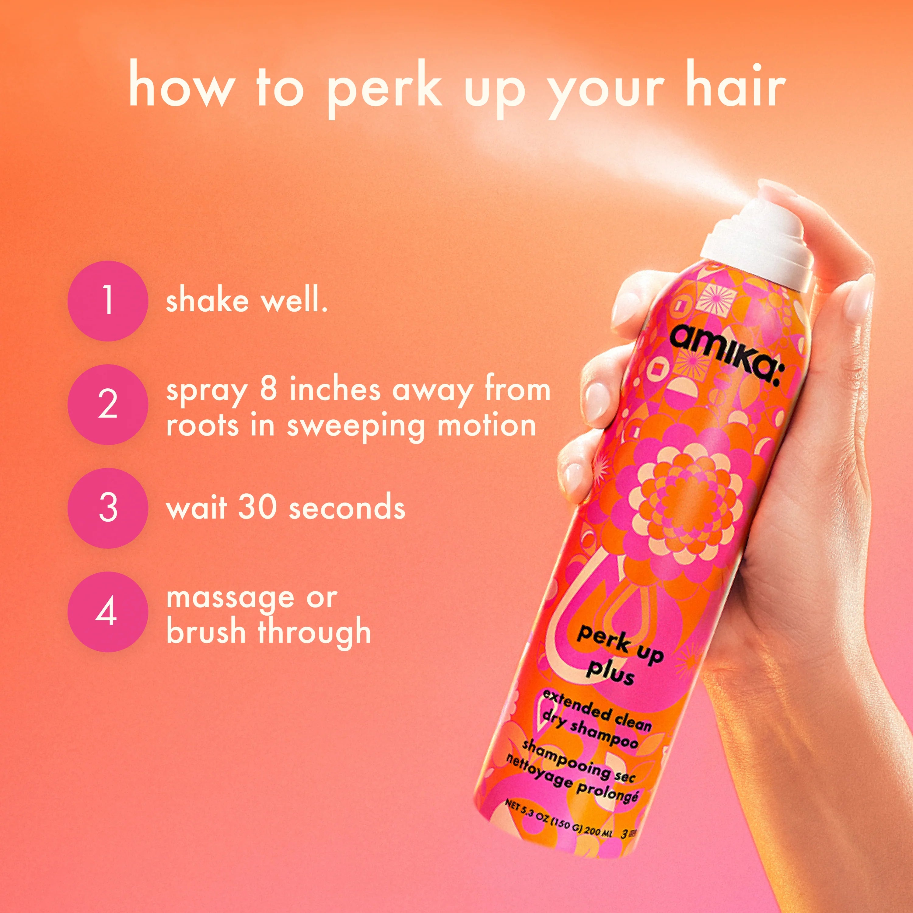 Perk Up Plus Extended Clean Dry Shampoo
