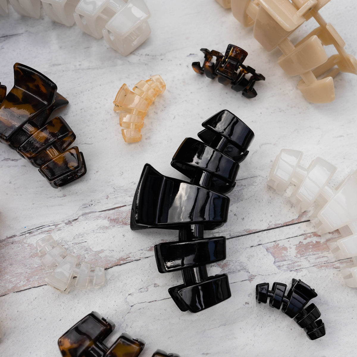Classic Hair Clip | Large | Jet Black