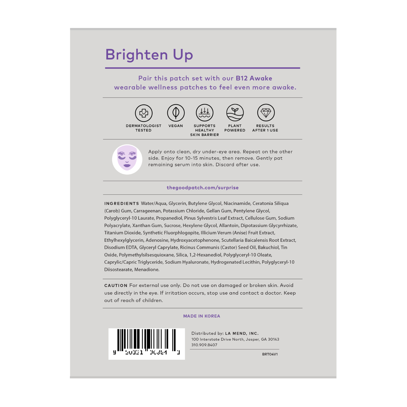 Brighten-Up Hydrogel Undereye Patches