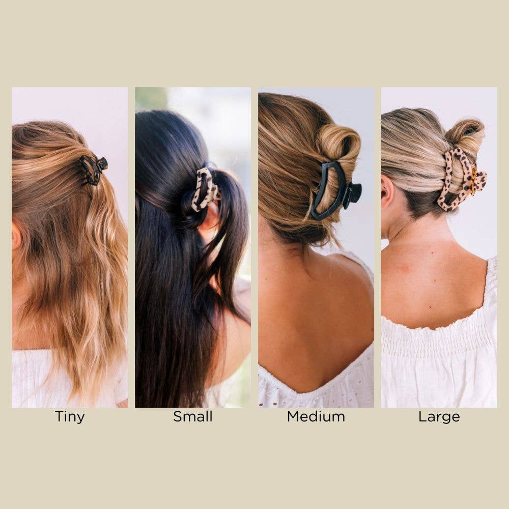 Open Hair Clip | Medium | Jet Black