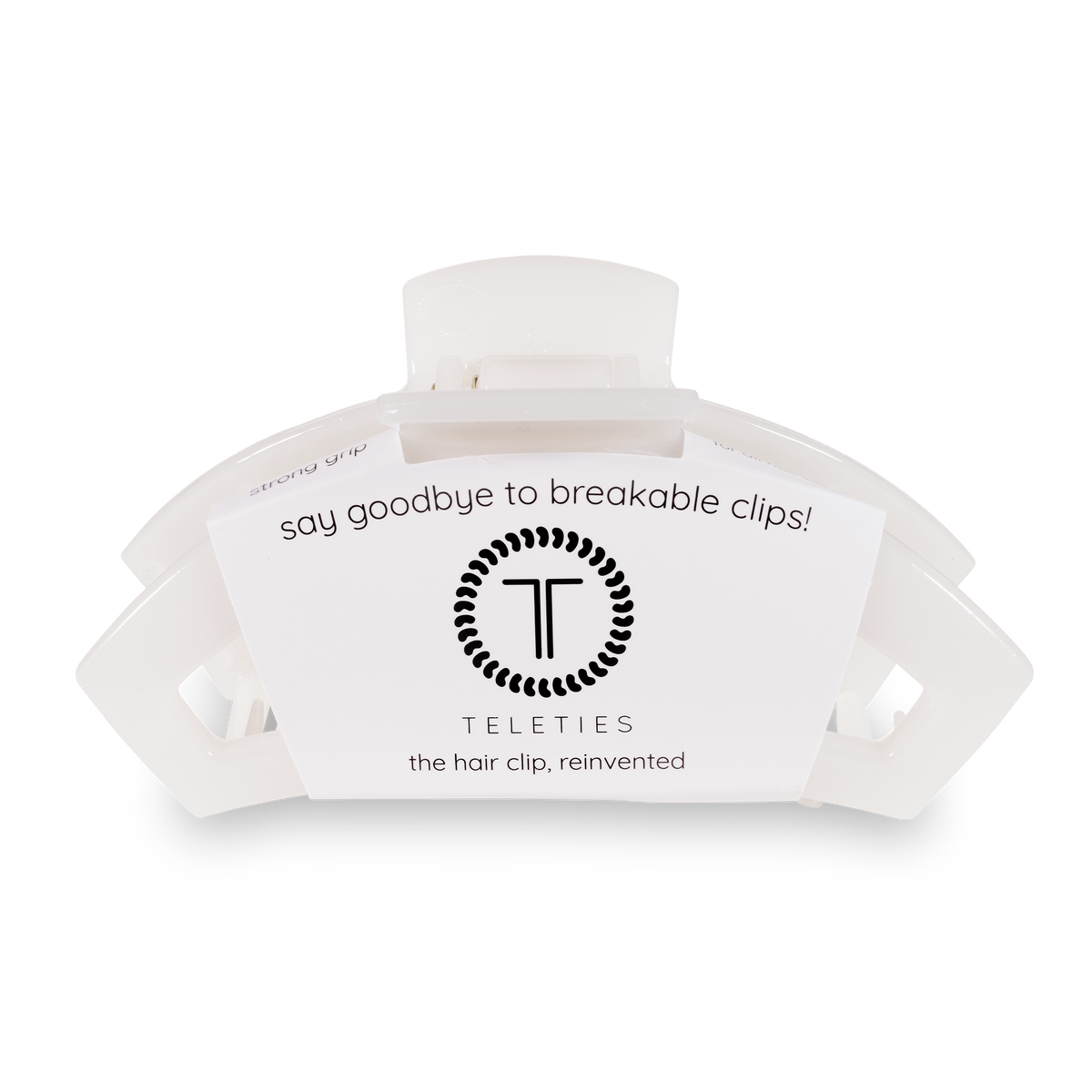 Open Hair Clip | Large | Coconut White