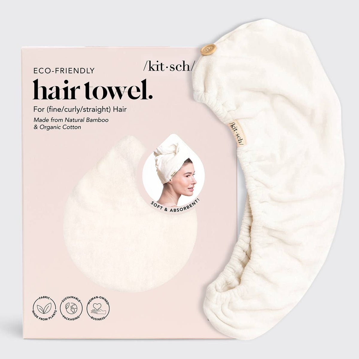 Quick Dry Hair Towel - Micro Dot