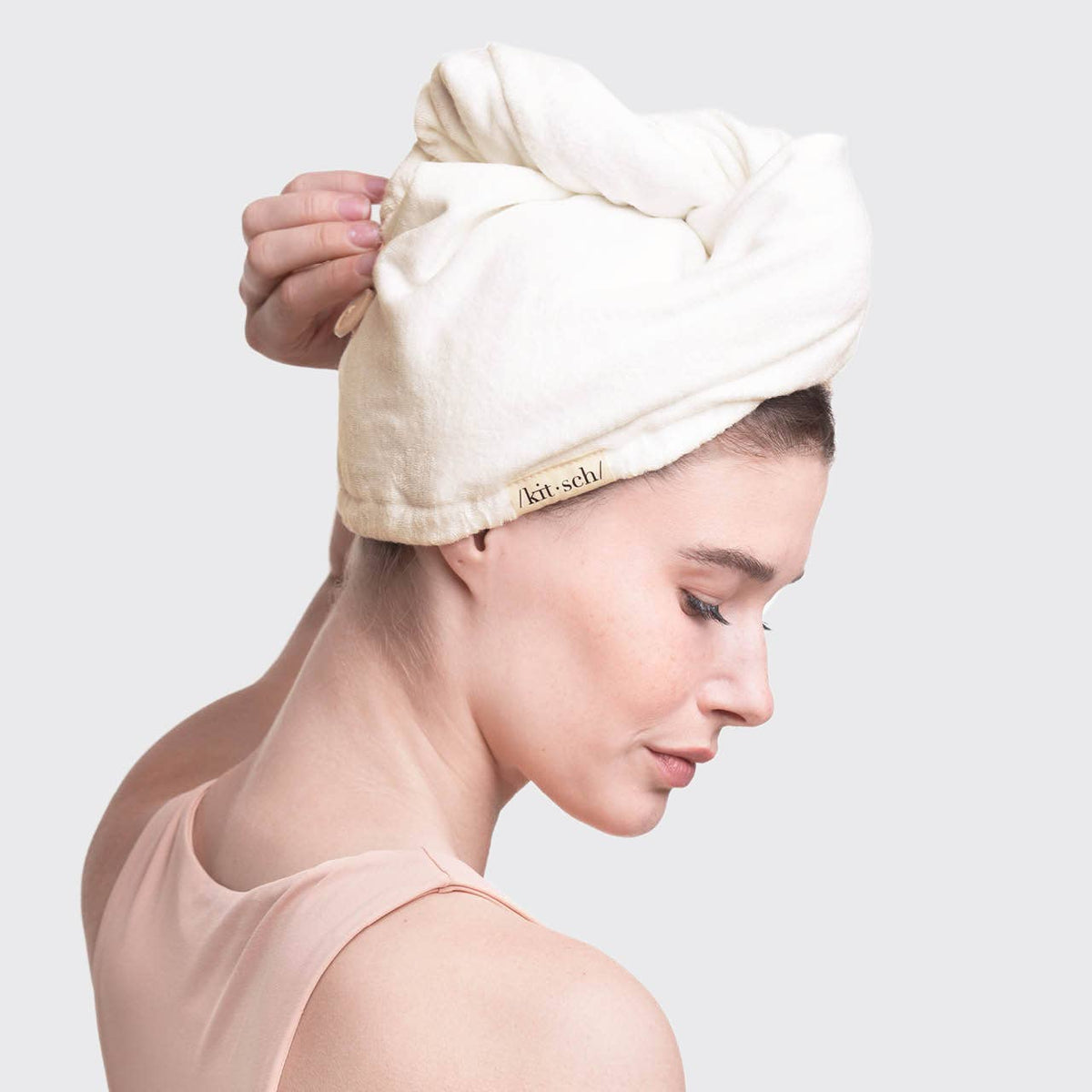 Quick Dry Hair Towel - Micro Dot