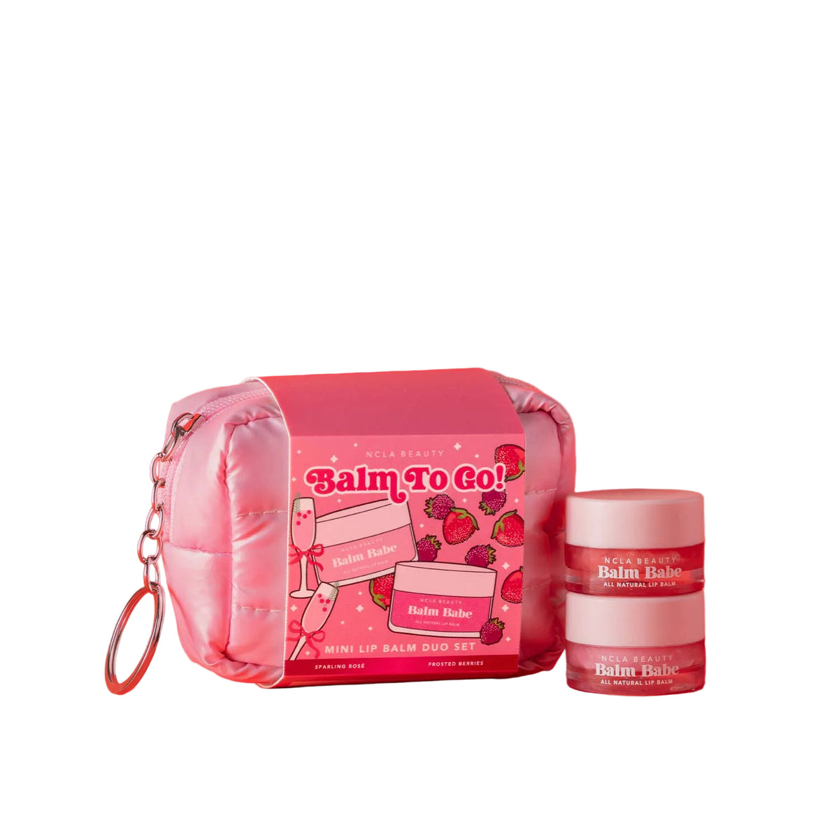 Mini Balms to Go! Keychain Set - Sparkling Rose/Berries
