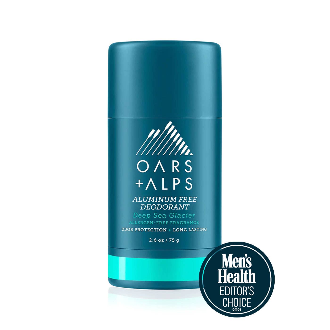 Men’s Aluminum Free Deodorant, Clear, Deep Sea Glacier