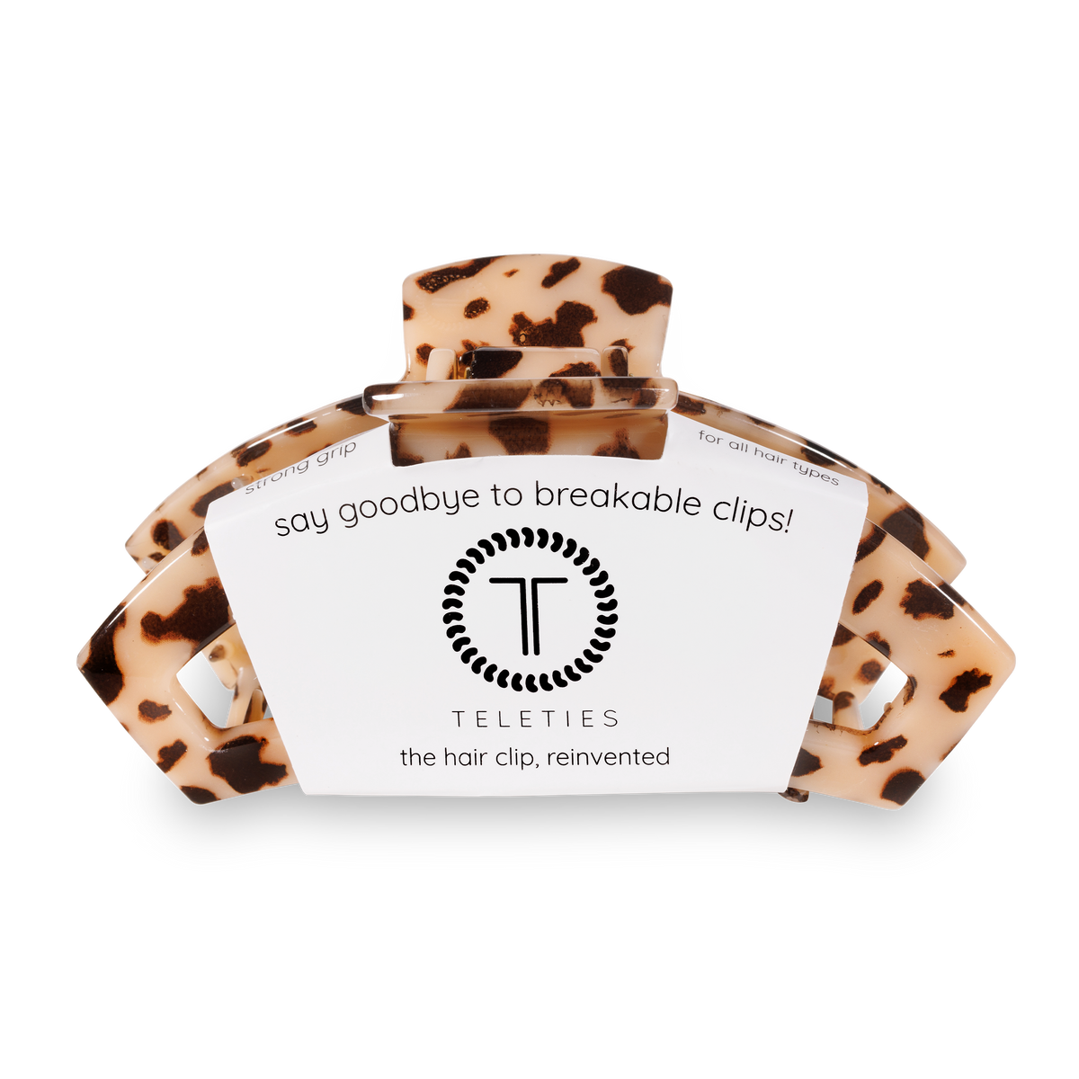 Open Hair Clip | Medium | Blonde Tortoise