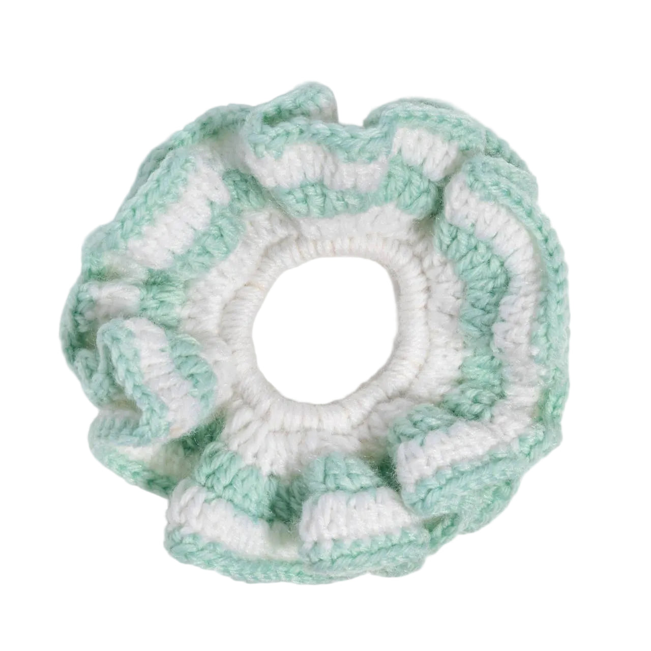 Crochet Scrunchie - Seafoam Blue