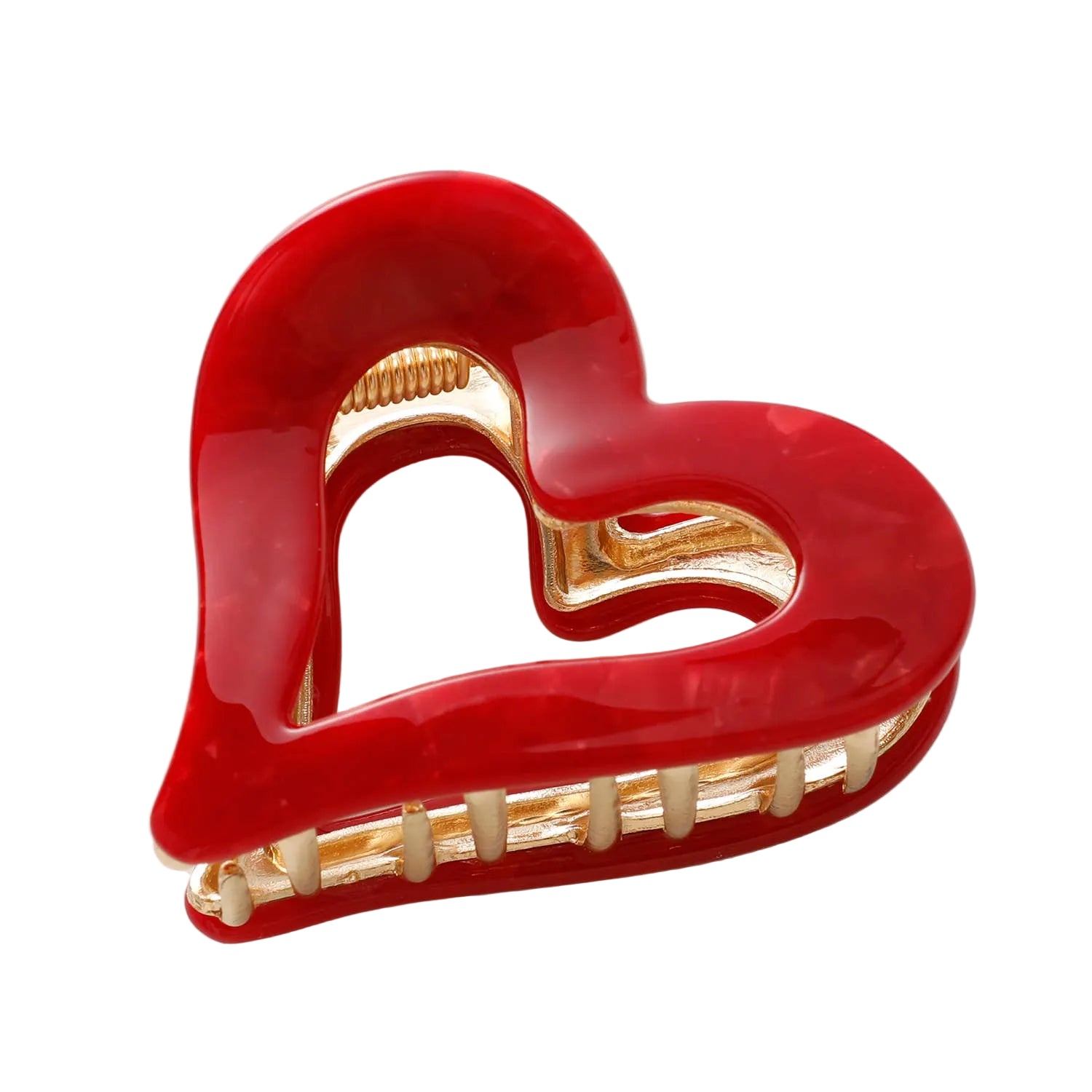 Juliette Valentine | Small Heart Metal Claw Clip