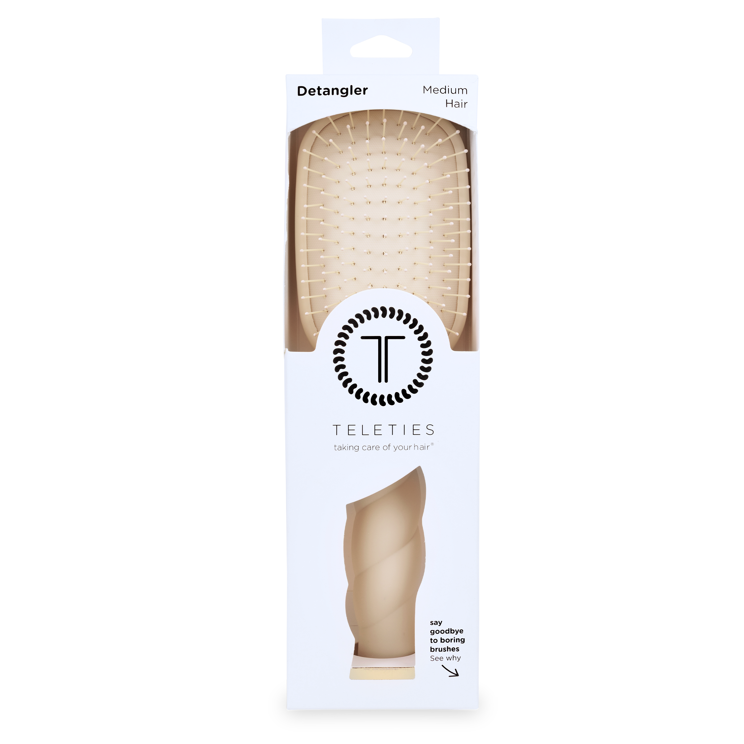 Detangler Hair Brush for Medium Hair - Tan