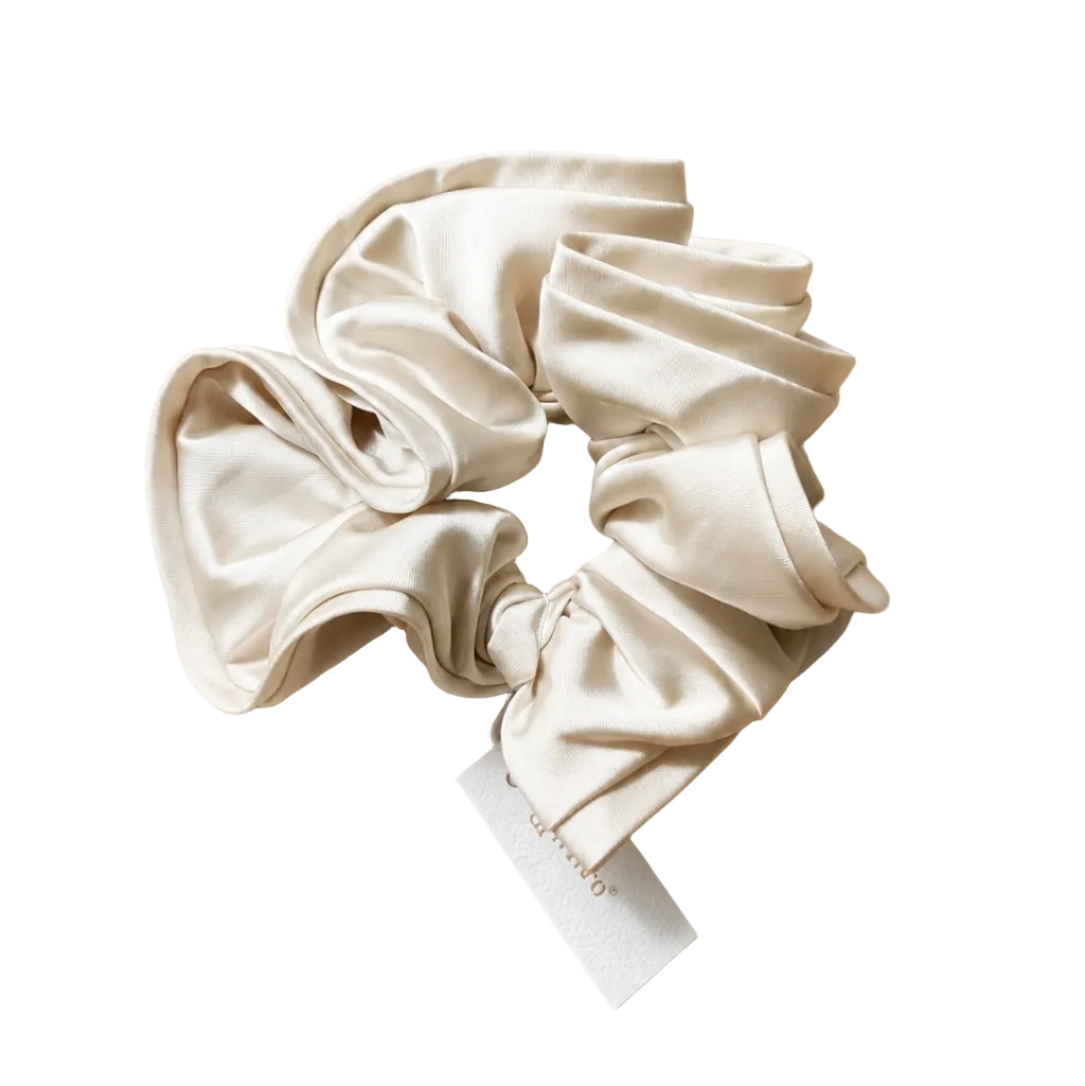 Neutral Mega Satin Scrunchie