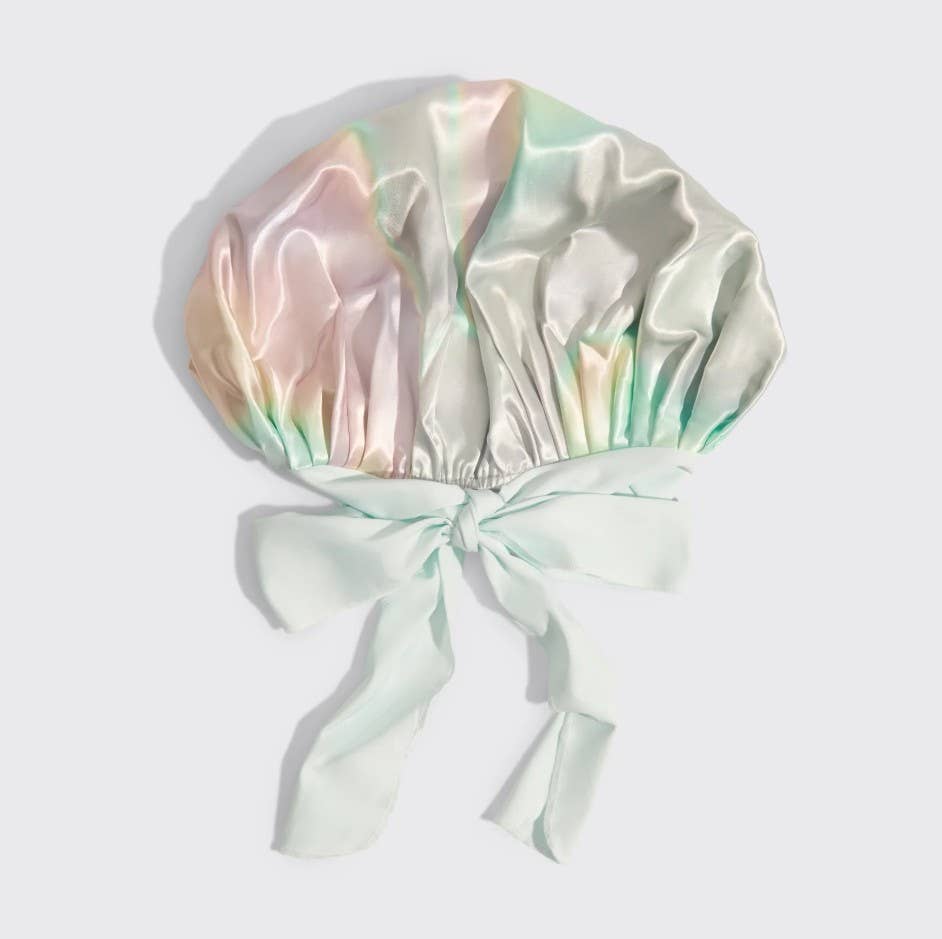Adjustable Oversized Satin Bonnet - Aura
