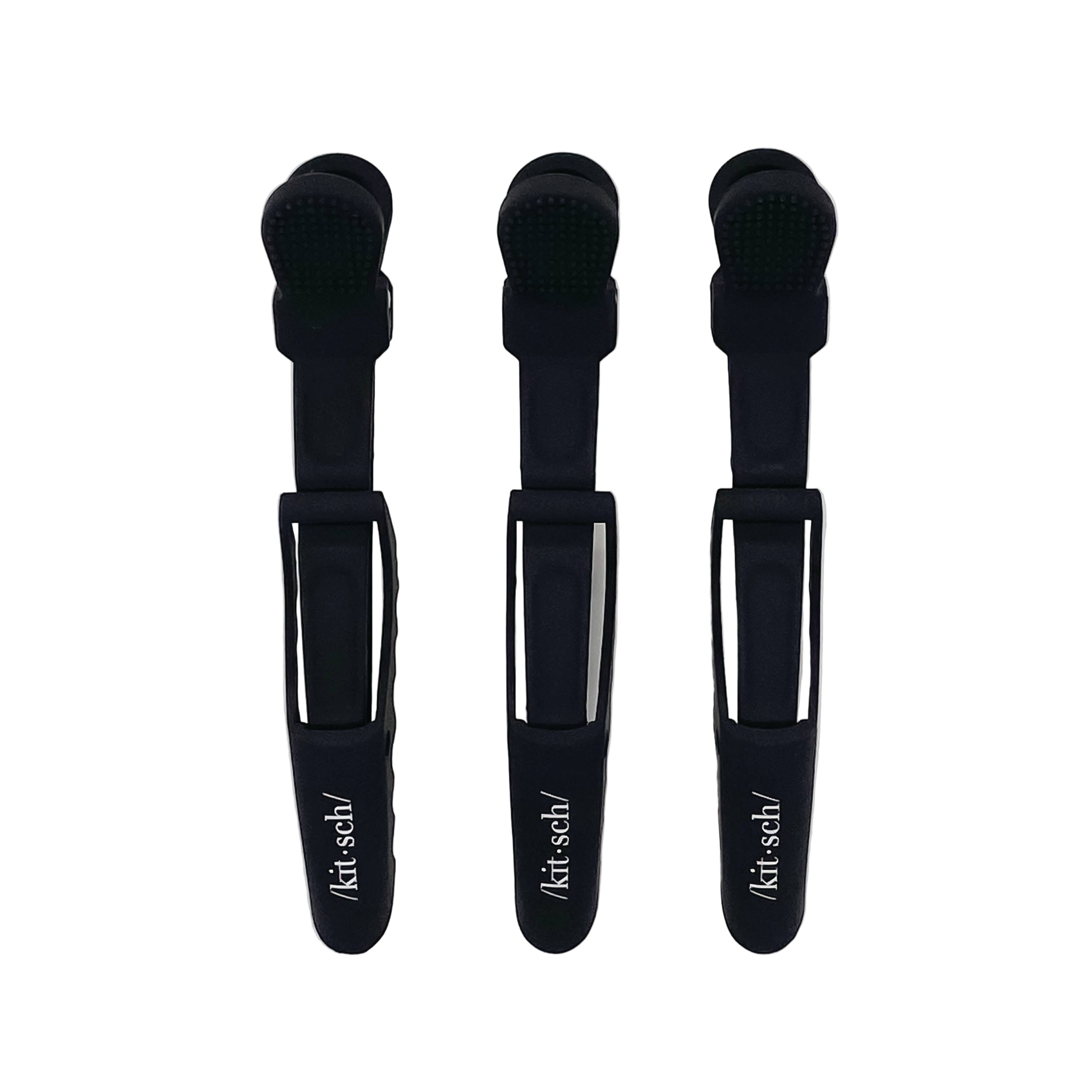 No Slip Crocodile Clip 3pc - Black