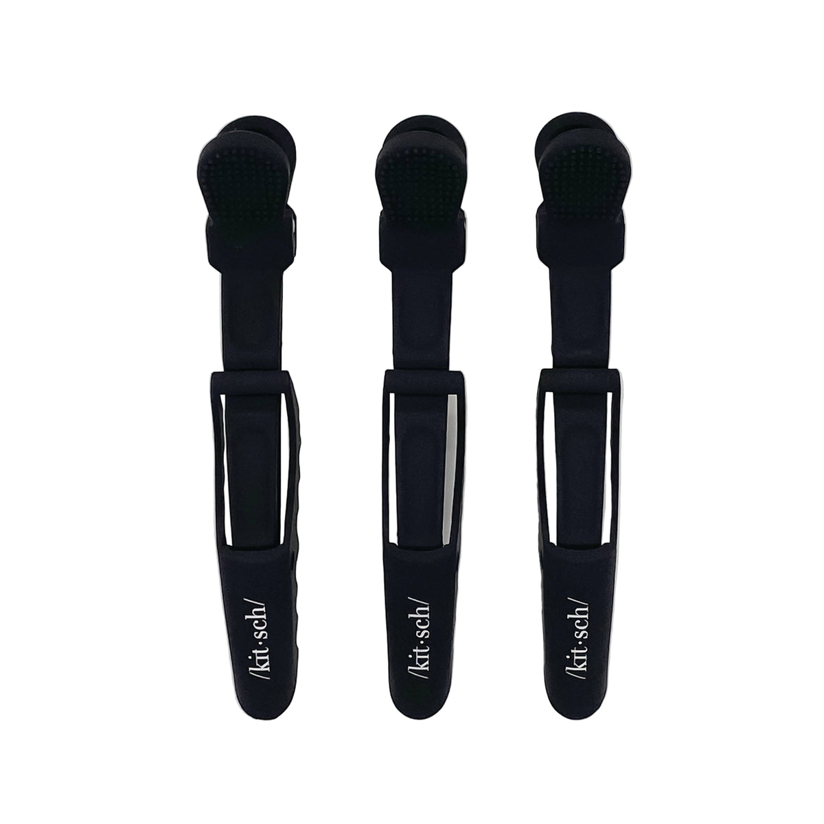 No Slip Crocodile Clip 3pc - Black