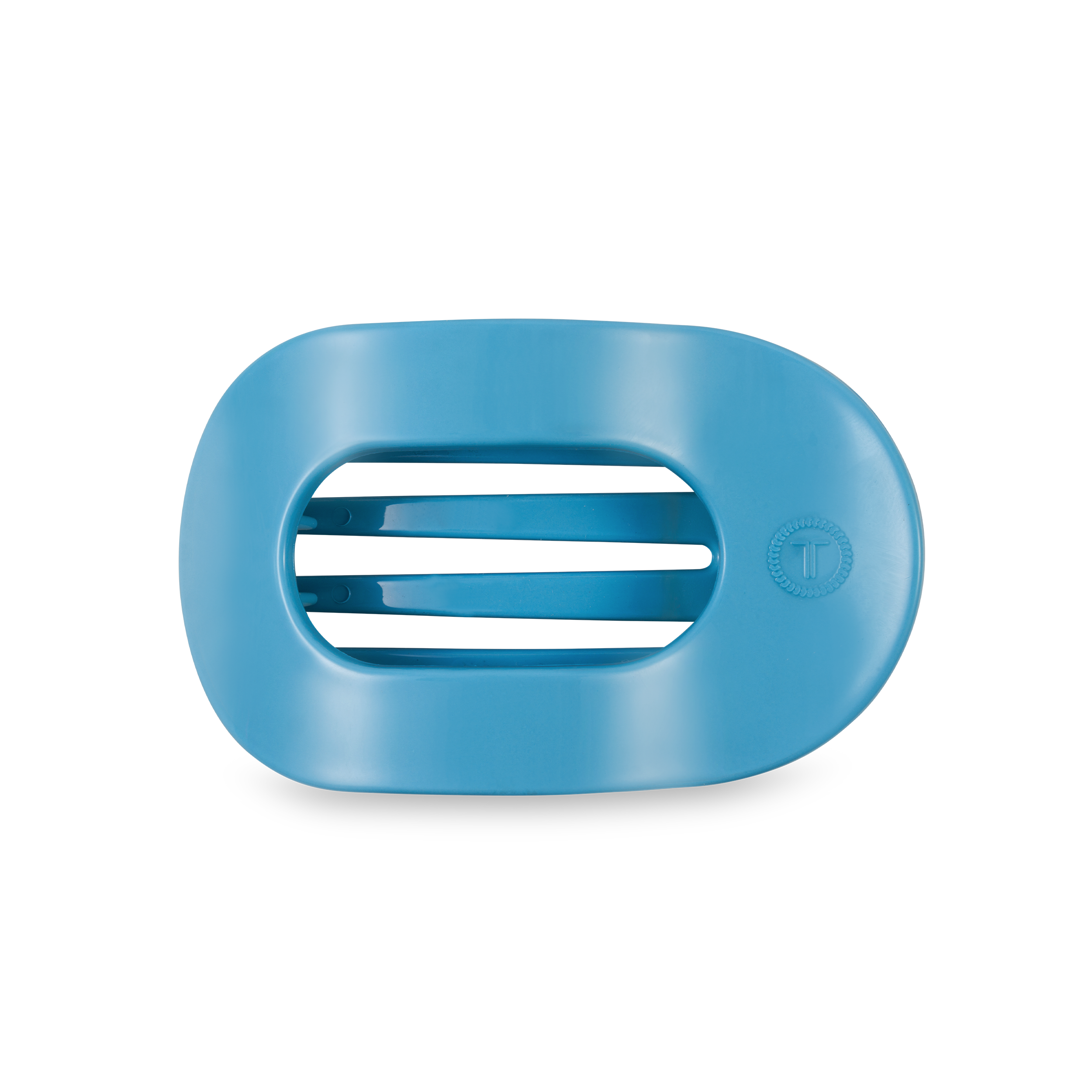 Flat Round Hair Clip | Summer Sky