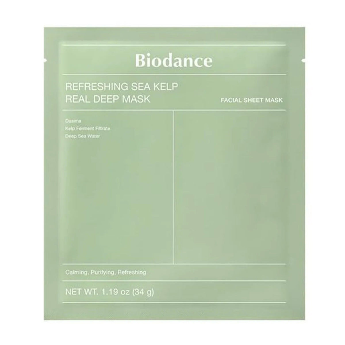Refreshing Sea Kelp Real Deep Face Sheet Mask Set of 4