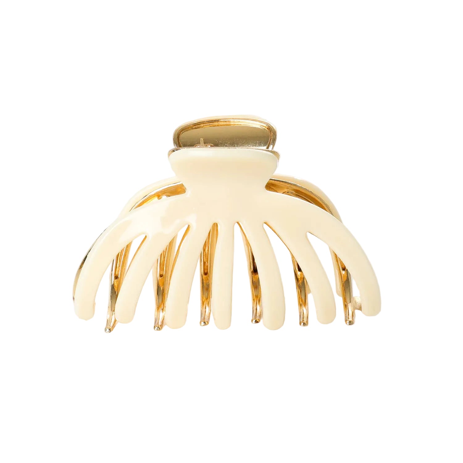 Hailey | Large Gold Metal Octopus Claw Clip