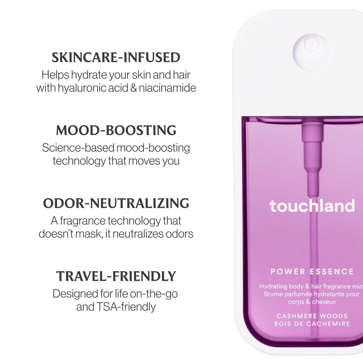 Cashmere Woods Power Essence Body & Hair Fragrance Mist