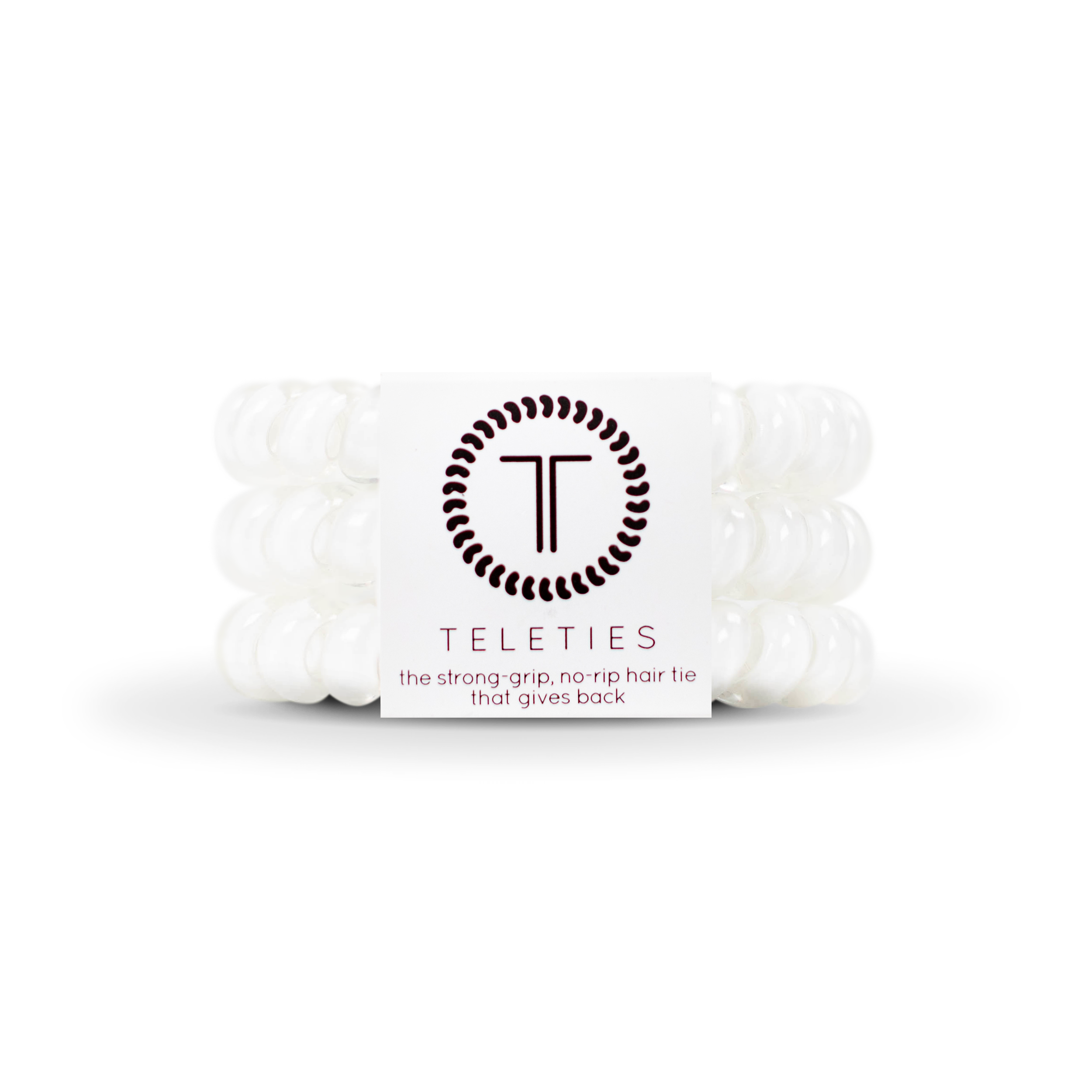 Spiral Hair Coils | Large | Coconut White Hair Ties