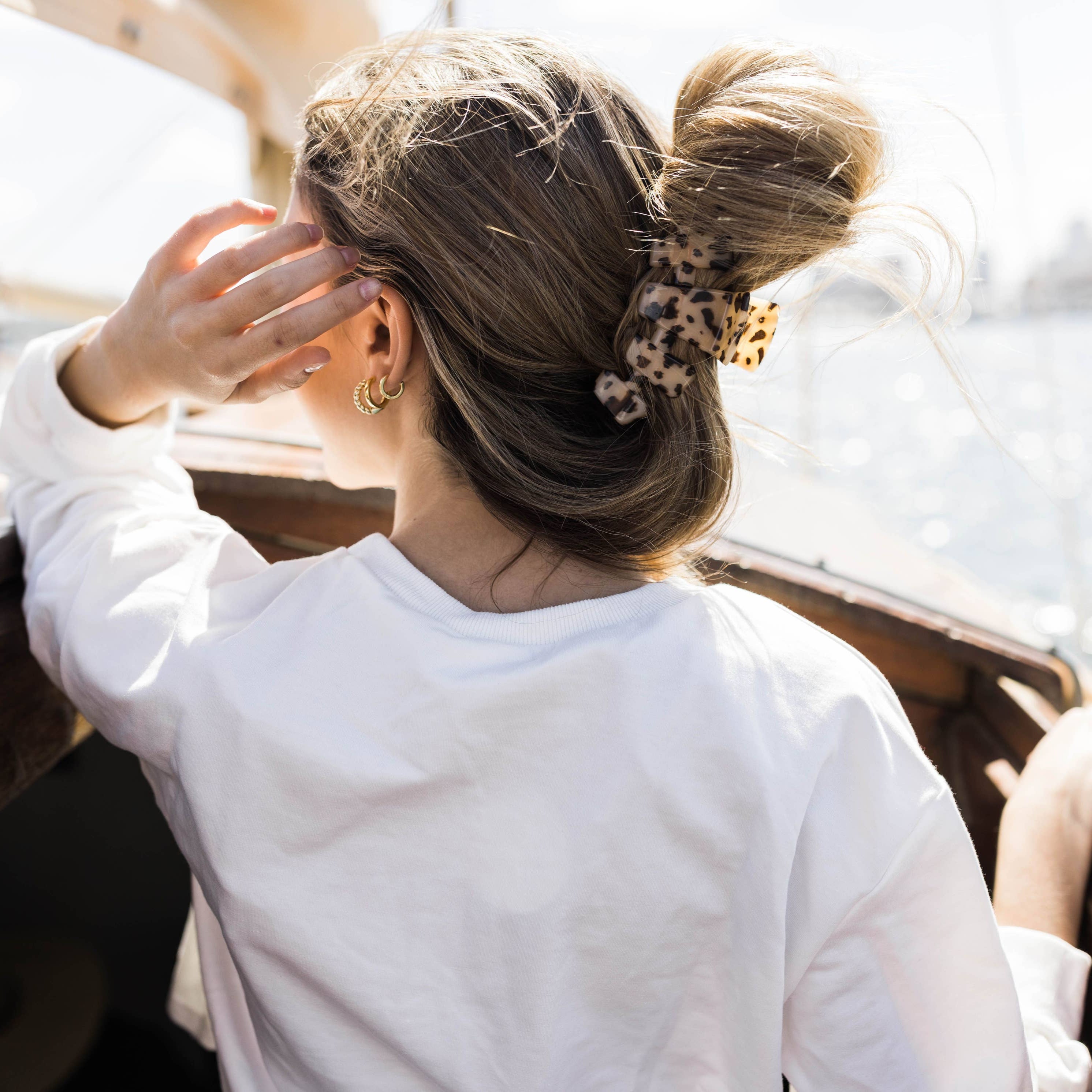Classic Hair Clip | Blonde Tortoise