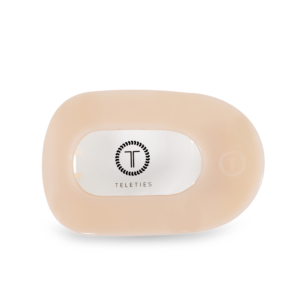 Flat Round Hair Clip | Medium | Almond Beige
