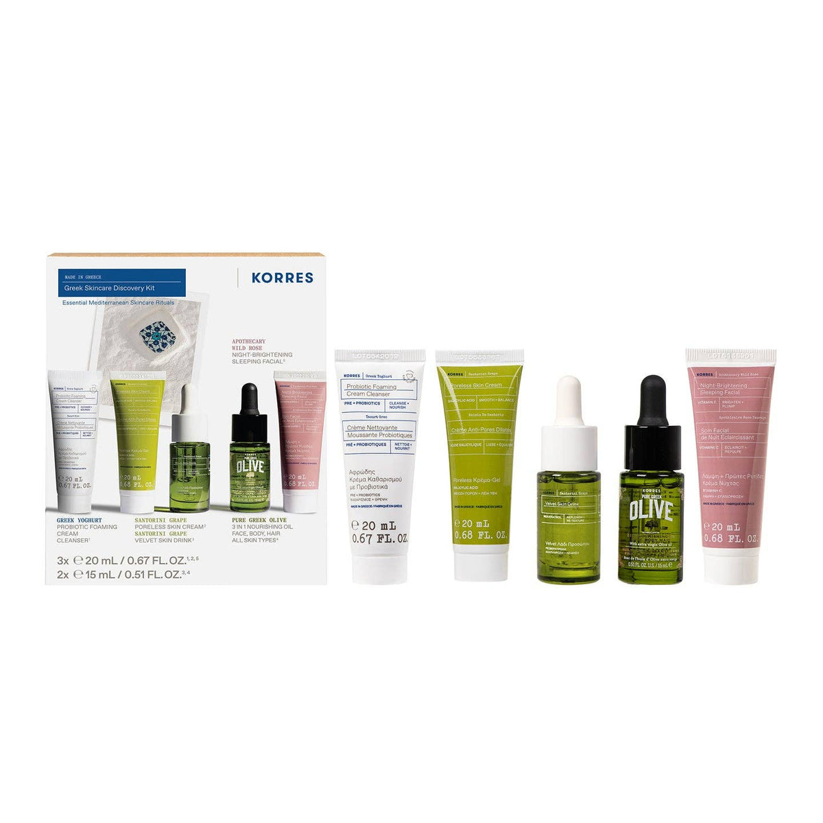 Greek Skincare Discovery Kit ($118 Value)
