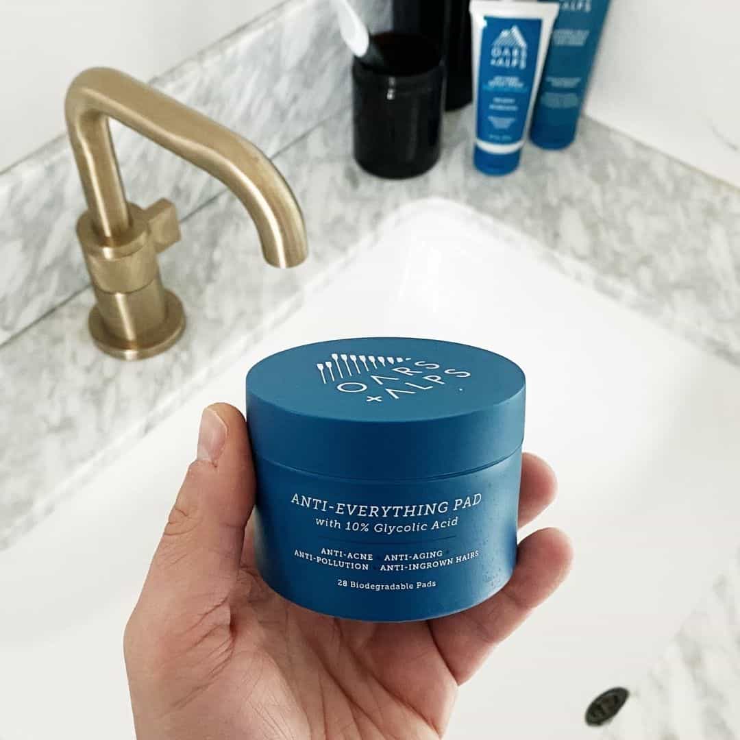Men’s Exfoliating Face Wipes, Glycolic & Salicylic Acid Pads