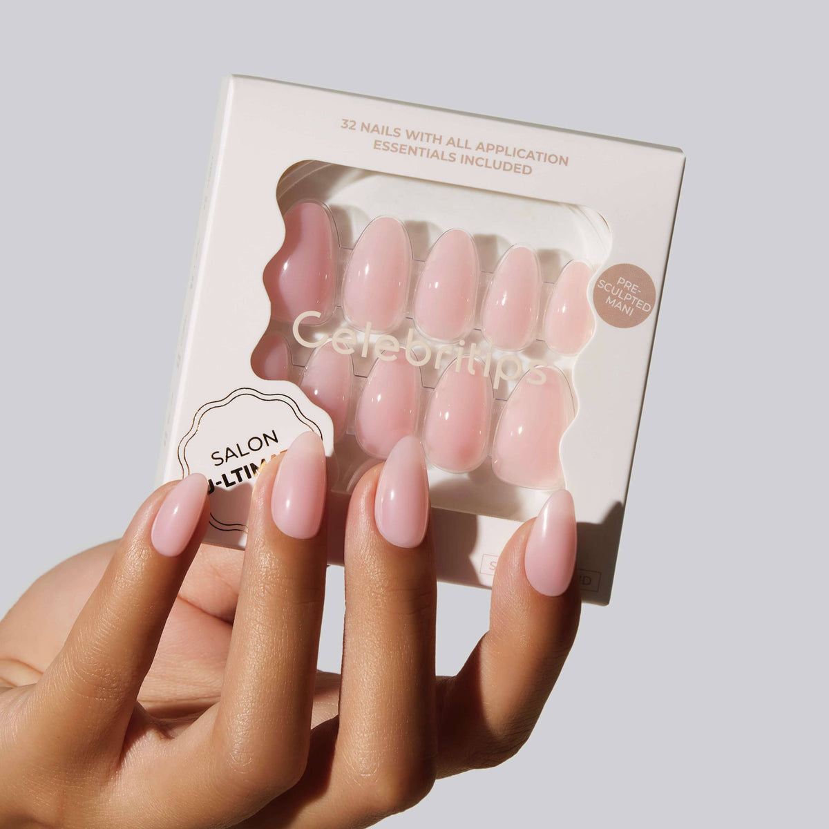 Clean Pink (Short Almond)