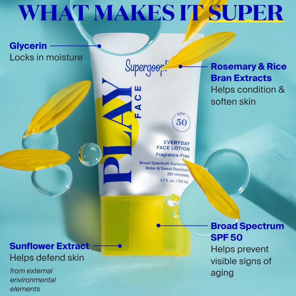 PLAY Everyday Face Lotion SPF 50 Fragrance-Free