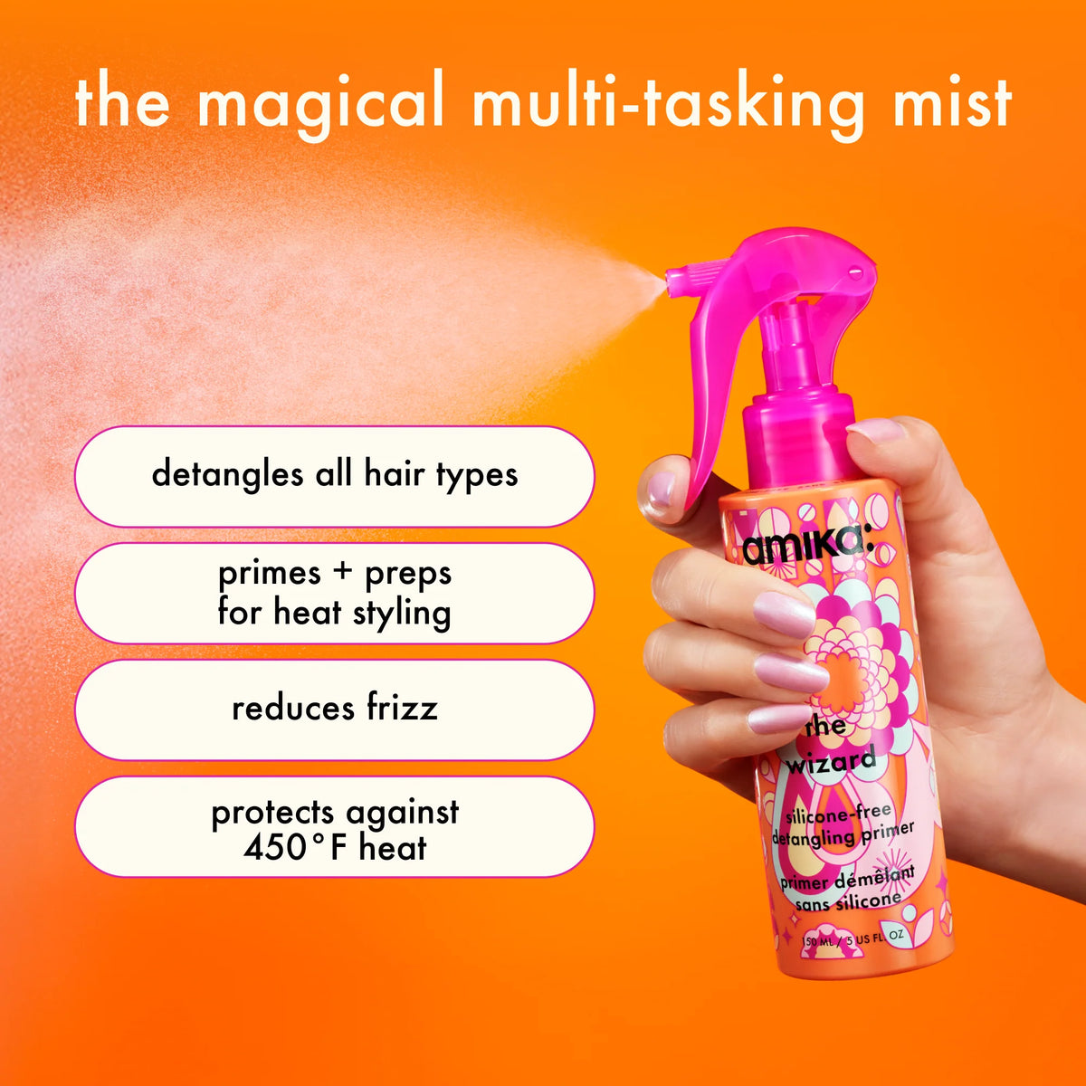The Wizard Silicone-Free Detangling Primer