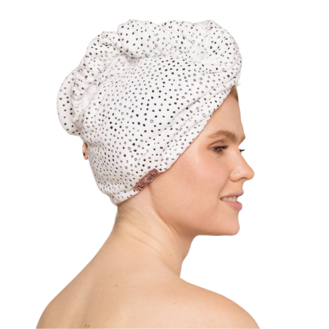 Quick Dry Hair Towel - Micro Dot