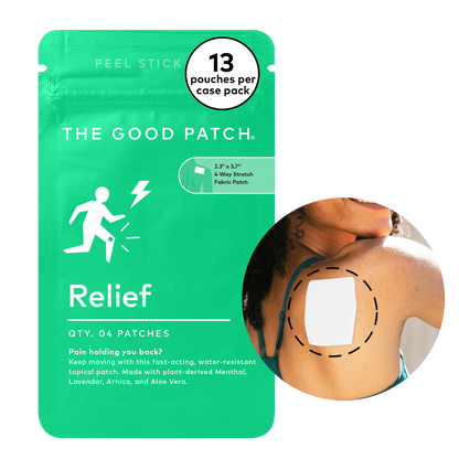 Pain Relief Patch w/ Menthol, Arnica &amp; Lavender FSA Approved