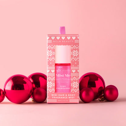 Mini Mist Me Pink Champagne Hair &amp; Body Shimmer Mist