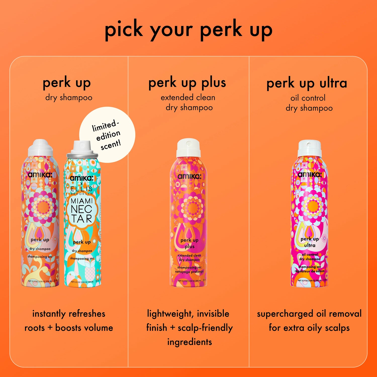 Perk Up Plus Extended Clean Dry Shampoo