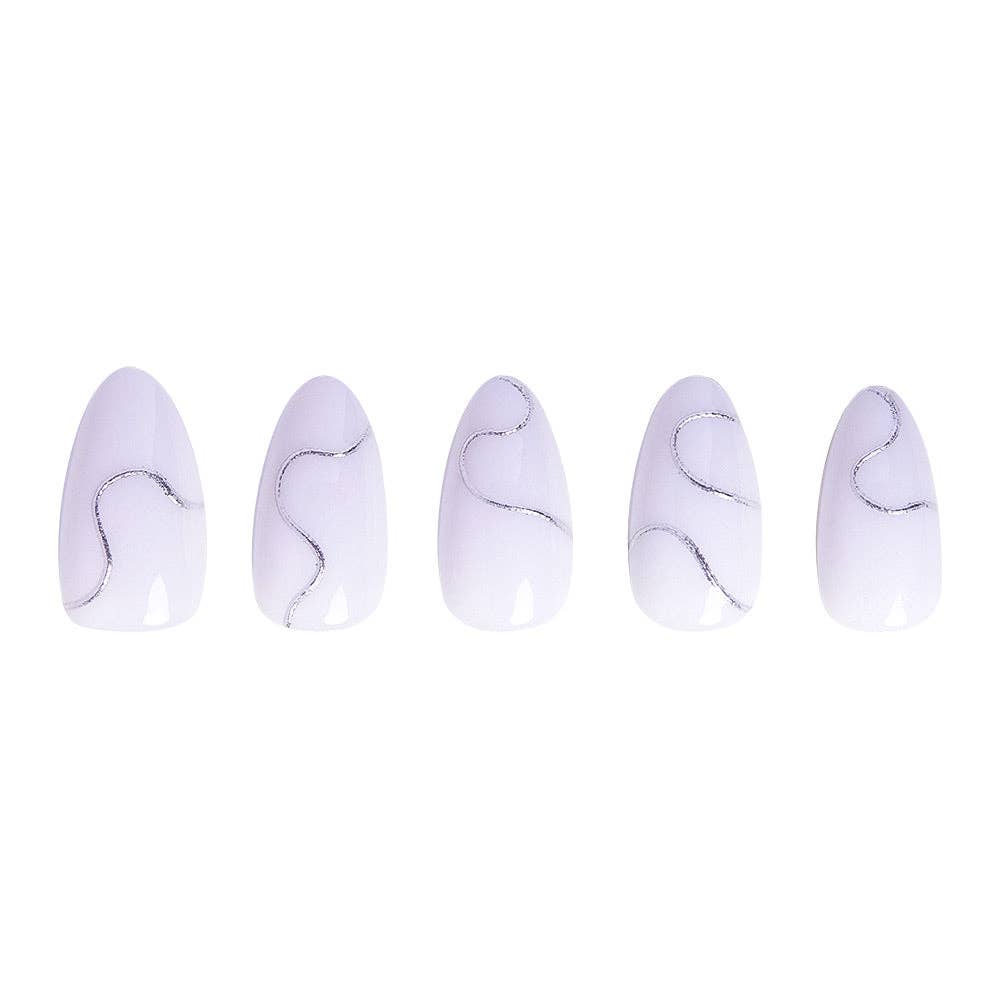Silent Night Press-On Nails
