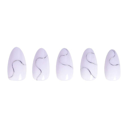 Silent Night Press-On Nails