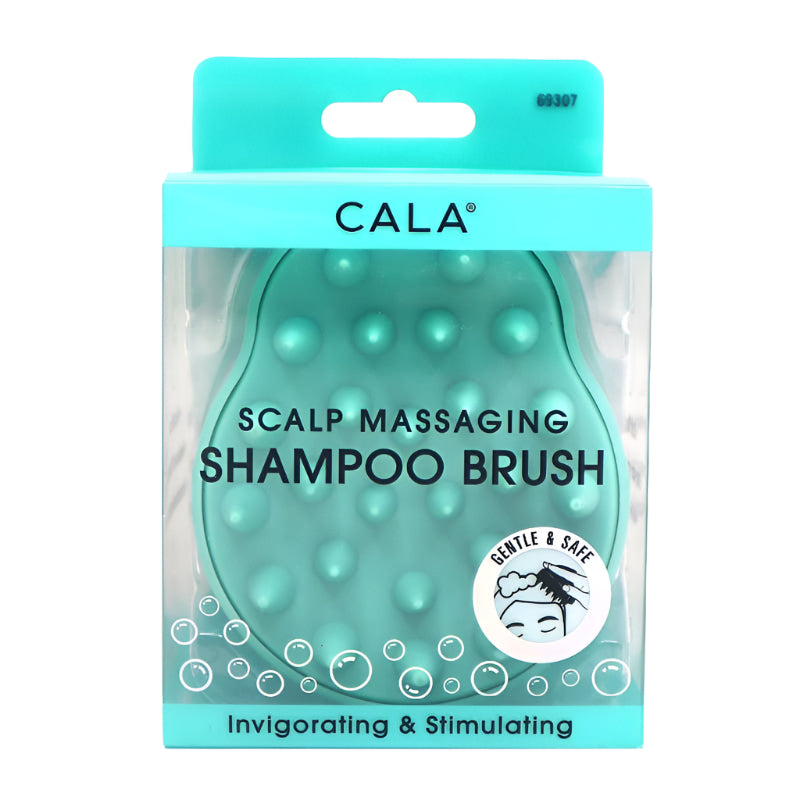 Cala scalp massaging shampoo brush packaging on a white background