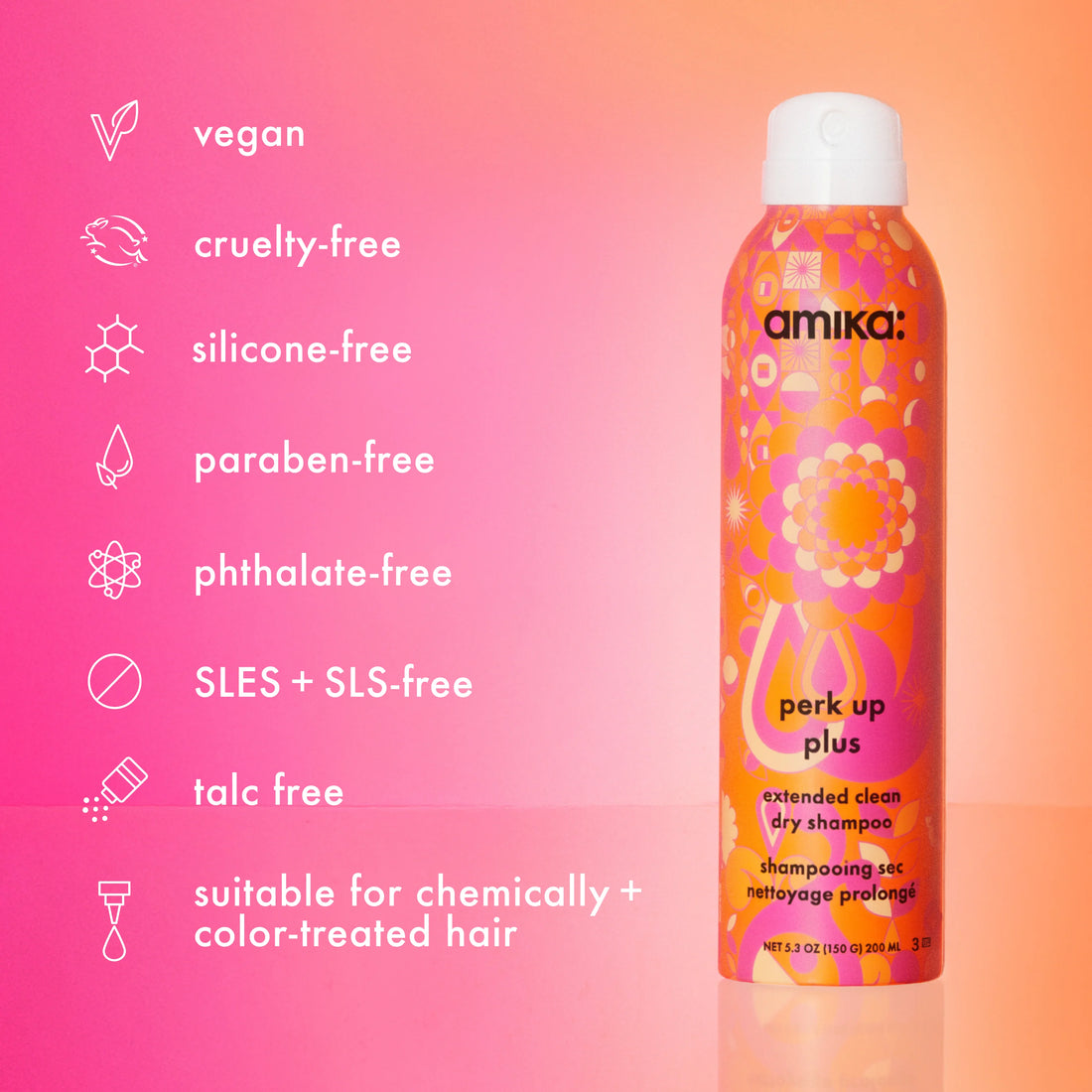 Perk Up Plus Extended Clean Dry Shampoo