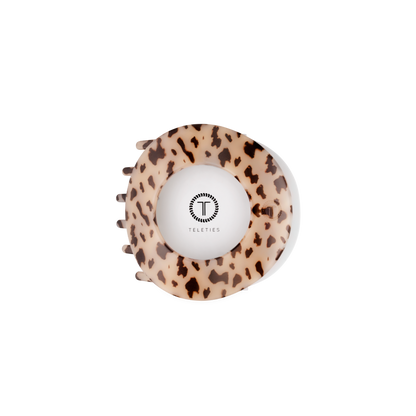 Flat Circle Hair Clip | Medium | Blonde Tortoise