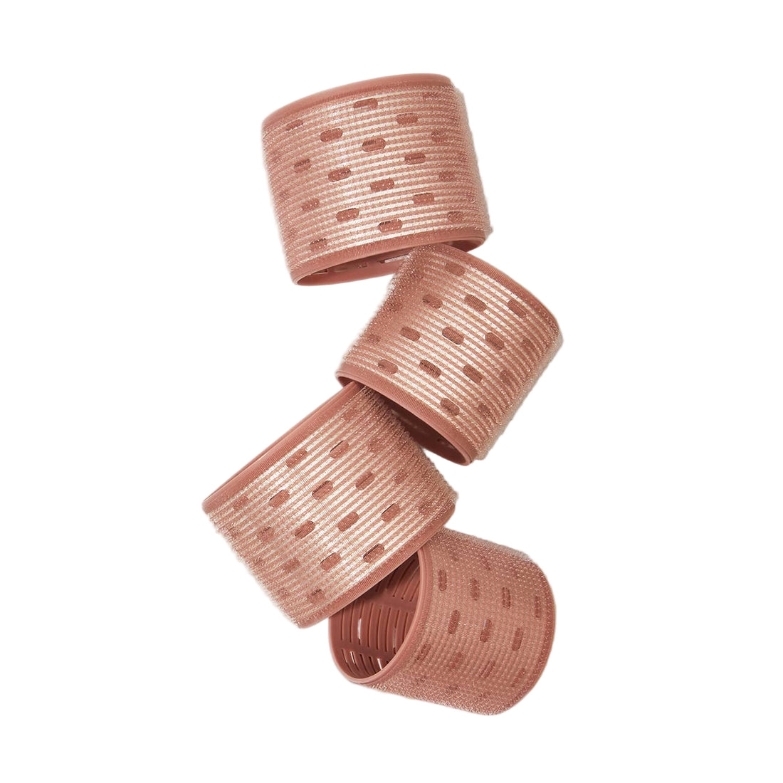 Recycled Plastic XL Thermal Rollers 4pc Set - Terracotta