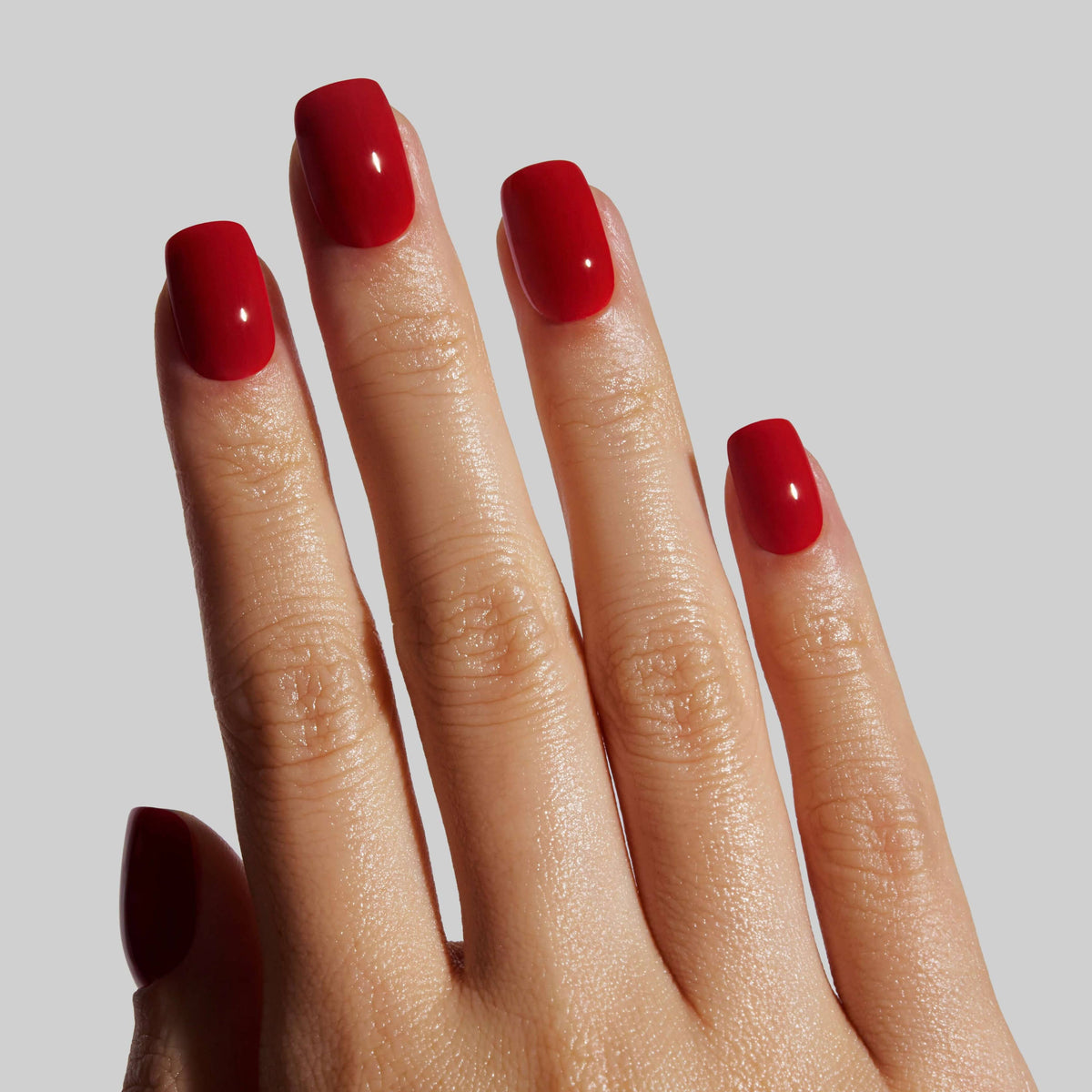 Red Red (Short Squoval)