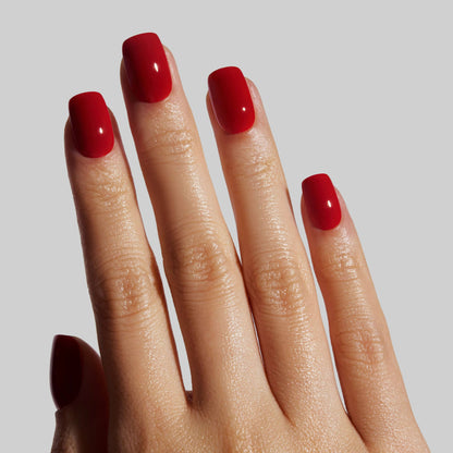 Red Red (Short Squoval)