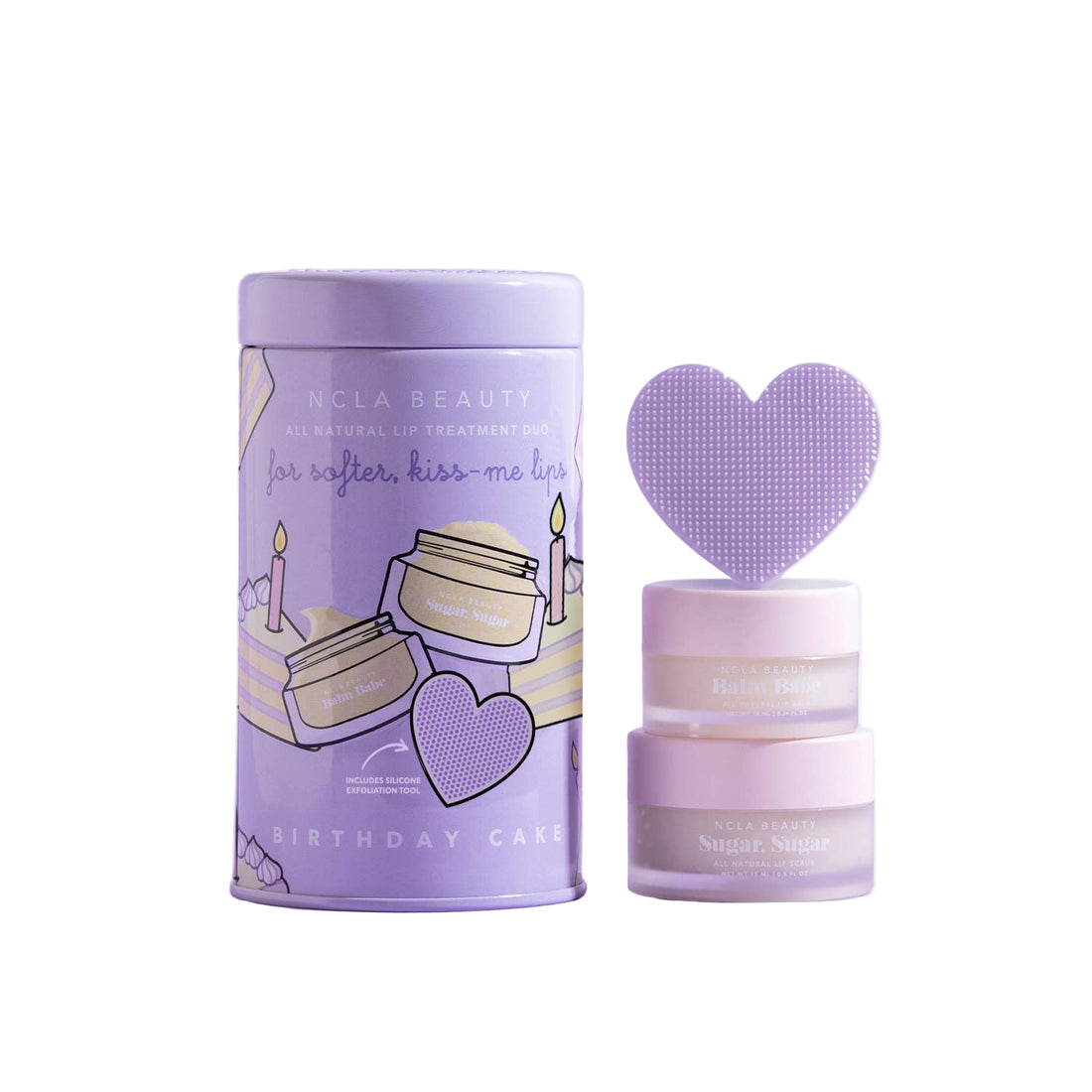 Birthday Cake Lip Care Set + Lip Scrubber
