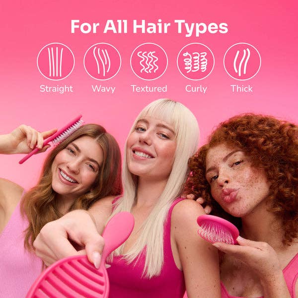 Mini Detangler - Frost Pink
