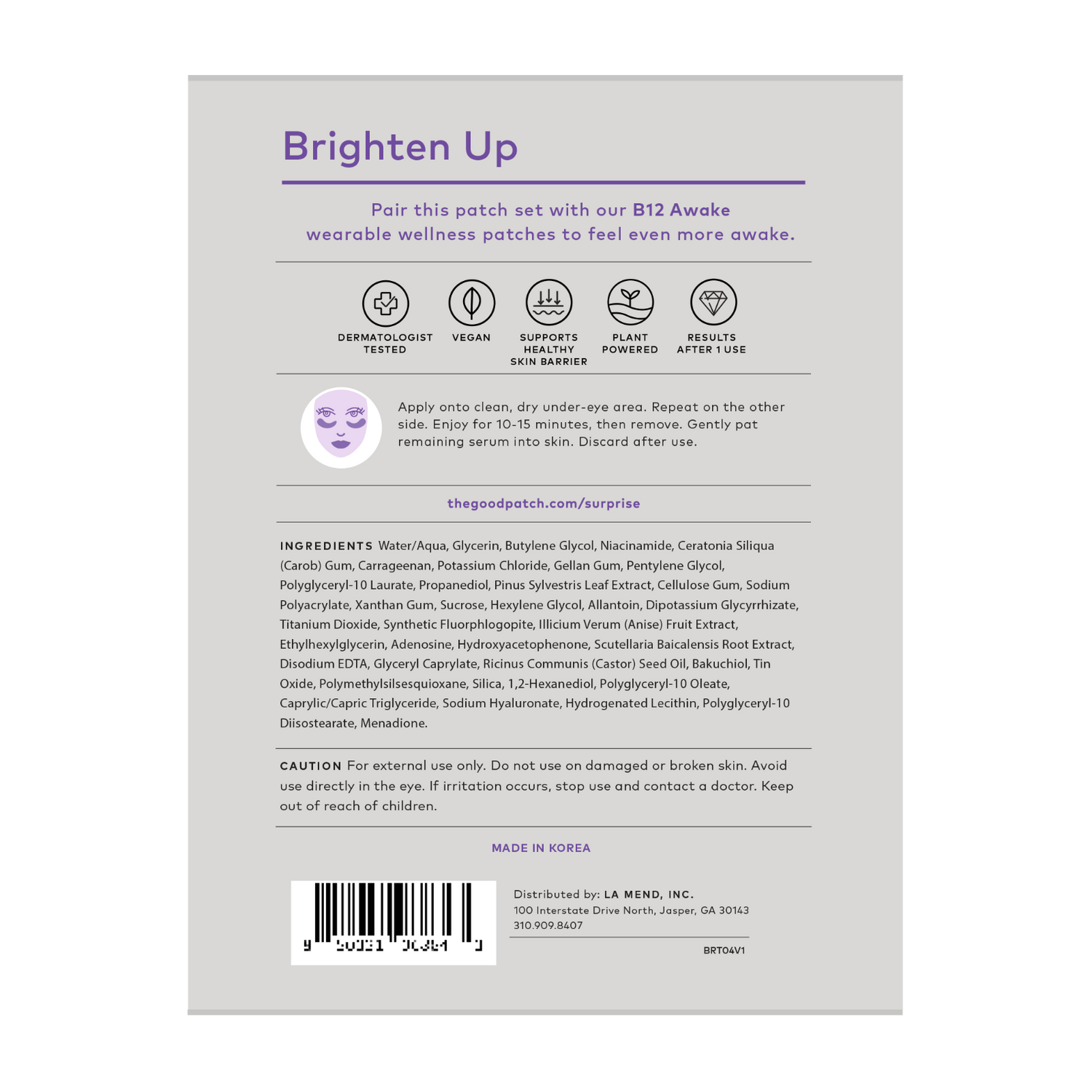 Brighten-Up Hydrogel Undereye Patches