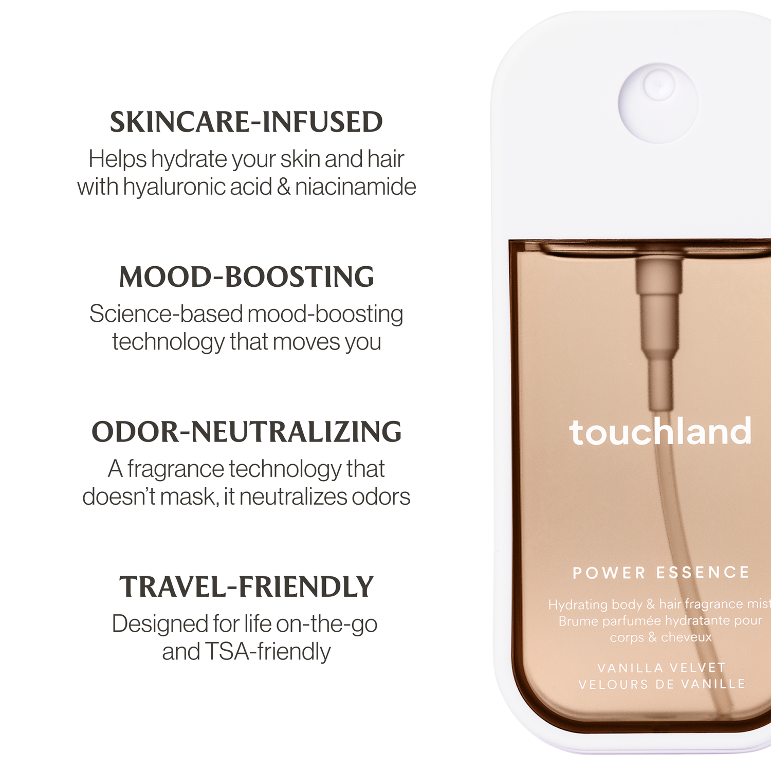 Vanilla Velvet Power Essence Body &amp; Hair Fragrance Mist