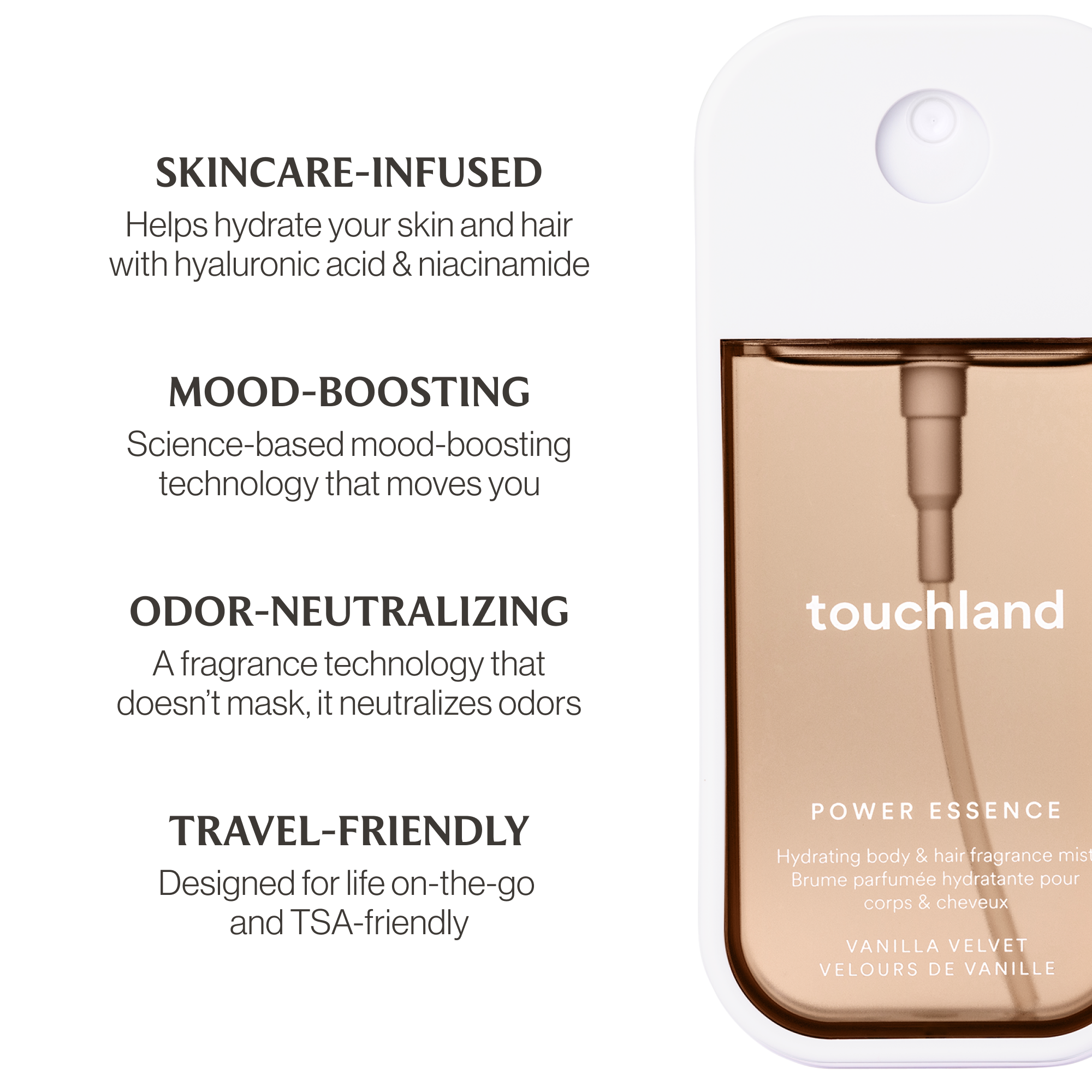 Vanilla Velvet Power Essence Body &amp; Hair Fragrance Mist