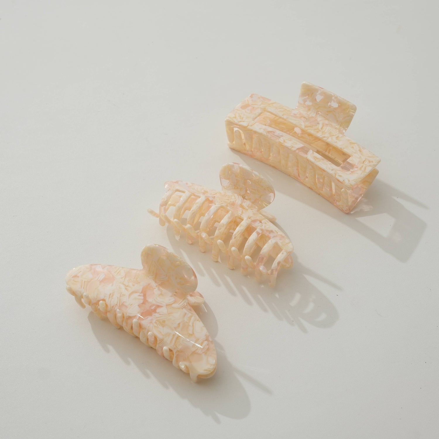 Peach Blossom Claw Clip
